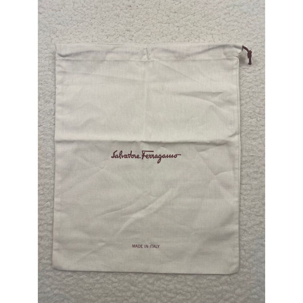 Authentic Salvatore Ferragamo 12" x 15" Dust Bag Storage Travel Duster Italy New